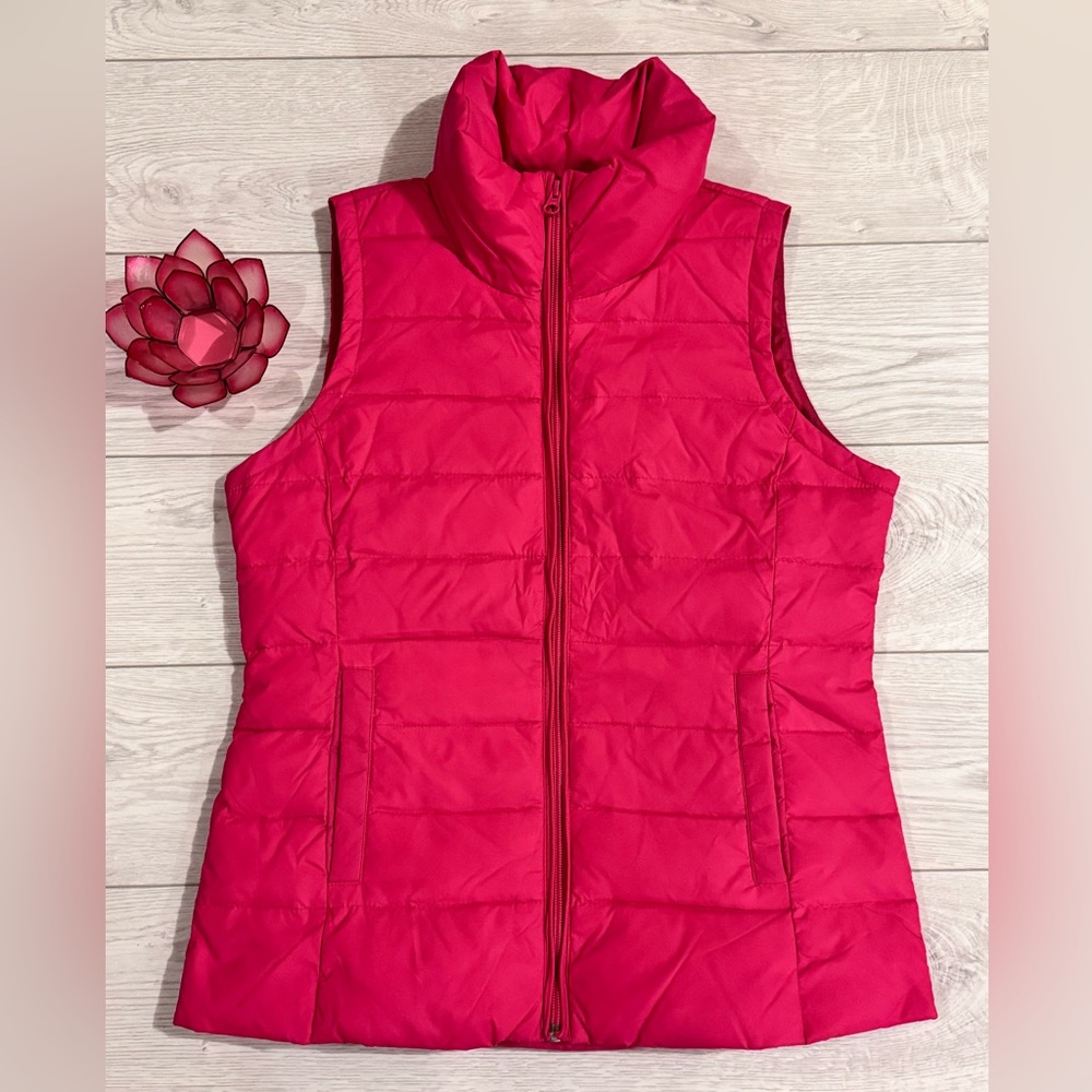 Joe Fresh Puffer Vest - Size Small - Pink